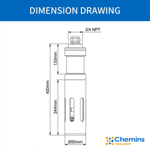 Sonda Multiparamétrica de Qualidade da Água 6 em 1 com Escova de Limpeza Automática para Estação de Monitoramento de Rios e Lagos - Product Image 3