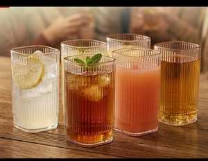 Premium Luxury Design Bar Glasses Rocking Old Fashioned Glass Spherical Bottom Cocktail Bourbon <b>Rum</b> Transparent Rock Glass 300mm - Product Image 4