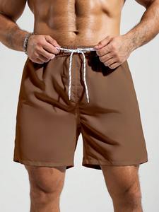 กางเกงว่ายน้ำชายแห้งเร็วลายดอกไม้ ชุดชายหาดน้ำหนักเบา ผ้าทอทนน้ำ เอวยางยืดพร้อมเชือกผูก - Product Image 2