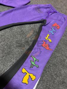 Wholesale Designer Custom Dept Men's High Quality Gallery Casual Flared <b>Jogger</b> Pant Elastic Waistband <b>Stacked</b> Sweatpants for Men - Product Image 3