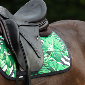 Pink Customizable Jumping Style Polycotton Lining Saddle <b>Pad</b> Economically Priced High Quality Horse Riding Cotton <b>Foam</b> - Product Image 2