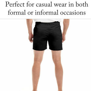 Pantalones Cortos de Trabajo Holgados con Estampado Sólido de Moda de Verano para Hombre, con Cintura Elástica, para Deportes, Correr y Uso Casual - Product Image 4