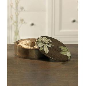 Boîte à chapati en bois à motifs imprimés, couvercle à rabat sécurisé, résistante à l'humidité, compatible lave-vaisselle, pour les repas de mariage en Inde - Product Image 5