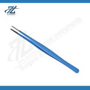 Pinces chirurgicales standard 21 cm en acier inoxydable à mâchoires droites dentelées, réutilisables, fabriquées au Pakistan - Product Image 5