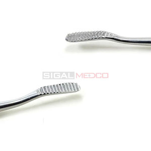 Premium Manual Double Ended Dental Bone File Knife Miller Cross Serrated Surgical Instrument German Stainless Steel Finishing - Product Image 6