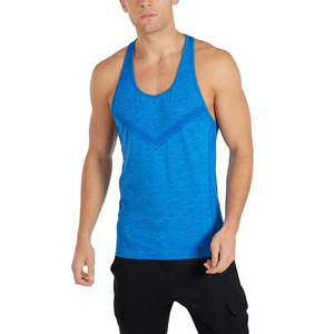 High Quality Custom Blank Round Neck Stone Acid Wash <b>Cropped</b> Boxy Vest Cut Off Sleeveless T-shirt tank <b>Top</b> <b>Men</b> - Product Image 1