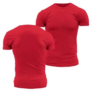 Camiseta Deportiva de Manga Corta para Hombre, Tejido Sólido Transpirable de Secado Rápido, 180 Gramos, para Gimnasio, Running, Ropa Deportiva en Equipo, 100% Poliéster, Lisa - Product Image 3