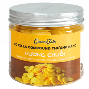 Servicio de Fabricación de Marca Privada, Chocolate Compuesto al por Mayor, Chocolate de Plátano HALAL de Primera Calidad, Botones de Chocolate Sólido para Repostería - Product Image 1