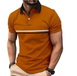 Nouveauté, polos de sport pour hommes de haute qualité, taille plus, couleur marron, personnalisables, prix bas, fabriqués au Pakistan - Product Image 1