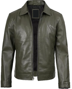 SBEA IMPEX Mens Black PU <b>Leather</b> Cafe Racer Slim Fit Motorcycle Biker <b>Jacket</b> Stand Collar Thick <b>Winter</b> Vintage Casual - Product Image 3