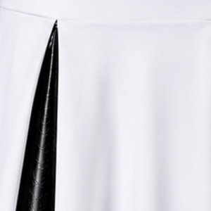 <b>Black</b> Panel Cheerleading <b>Skirt</b> <b>Pleated</b> Athletic Performance Uniform Bottom Sports Team Training Competition Apparel for Cheer - Product Image 2