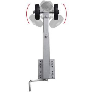 Juego de 2 soportes de arco de doble rodillo de 23.2 a 33.1 pulgadas para remolques de barcos y embarcaciones - Product Image 5