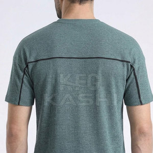 Camiseta de Algodón Suave y Transpirable con Estampado Lavado y Hombros Caídos para Hombre, Estilo Oversize, para Gimnasio, Entrenamiento, Deportes y Uso Diario, de Secado Rápido - Product Image 6