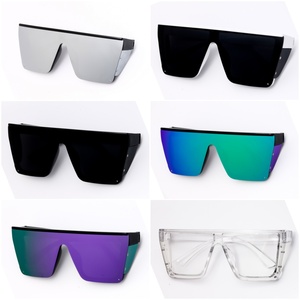 LMAMBA 3407 High Quality <b>Retro</b> Custom Z87 Safety <b>Sunglasses</b> Anti-collision Windproof One Pieces Lens Shades Women Men 2024 - Product Image 2