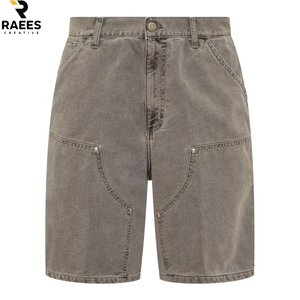 New Arrival Oem Summer <b>Men's</b> Denim <b>Shorts</b> With Unique Chrome Heart Design High Street Style Pants High Quality <b>Men</b> <b>Short</b> <b>Jeans</b> - Product Image 1