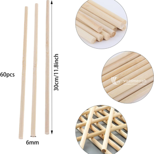 Bâtonnets diffuseurs en rotin naturel, fibres non obstruées à haute absorption pour parfumer la maison, diffuseur d'arômes durable - Product Image 2