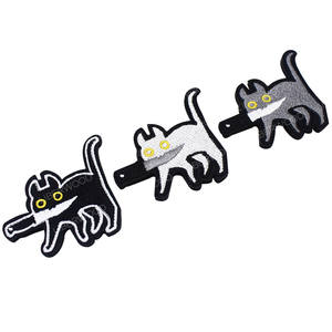 Parches Termoadhesivos de Fieltro No Tejido Bordados a Mano de Alta Calidad con Logotipo Personalizado para Marca - Product Image 5