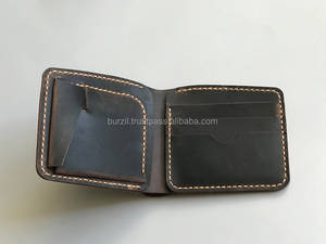 Custom Crazy Horse Leather <b>Wallet</b> Engraved <b>Card</b> With Flip Coin Pocket Gift For Him Her CHW-0077 - Product Image 3