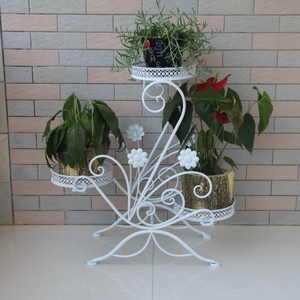 Supports de plantes en fer forgé robustes pour pots de fleurs, jardin, patio, balcon et décoration paysagère commerciale - Product Image 4