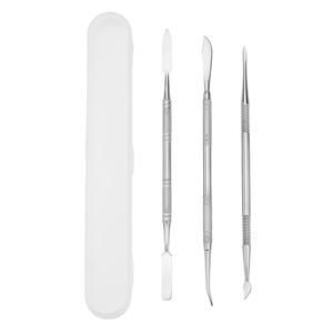 Kit de Sculpture en Acier Inoxydable pour Ongles, Outils de Gravure pour Argile Légère et Cire, 3-5 Pièces - Product Image 4