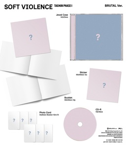 เทอมิน - [PHASE I : SOFT VIOLENCE] (รุ่น JEWEL) อัลบั้มซีดีเคป๊อปขายดีที่สุดในเกาหลีสำหรับทุกวัย - Product Image 4