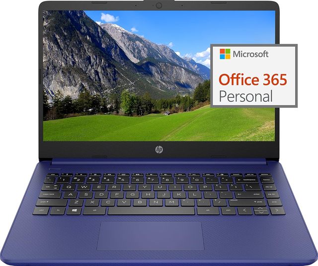 H/. P 14" Ultra Light Laptop for Students and Business, Intel Quad-Core N4120, 8GB RAM, 192GB Storage(64GB eMMC+128GB Micro SD),