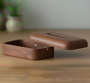 Natural <b>Wood</b> Napkin Holder & Tissue Dispenser Upright Napkin Holder Suitable for Dining Table tissue box holder wooden Holder - Product Image 4