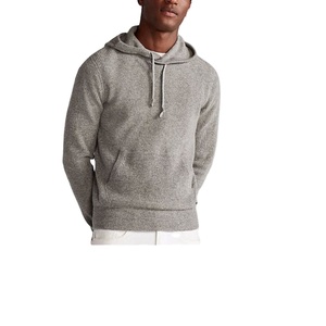 Pulls à capuche pour hommes de haute qualité 100% coton tricoté tissage prix de gros Logo brodé personnalisé sweats à capuche vierges fournisseur BD - Product Image 1