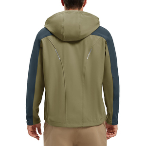 Best product Windproof Waterproof Breathable Lightweight Mens Softshell Jacket Stand Collar Winter Warm Hiking Outwear - Product Image 1