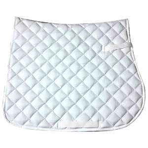 Tapis de selle de dressage en coton doux de haute qualité avec sangle de maintien, doublure en maille personnalisée pour la compétition d'équitation western - Product Image 6