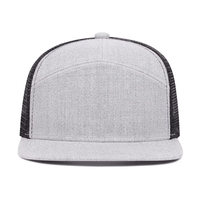 Casquettes Trucker en Maille Camouflage à 7 Panneaux avec Logo Personnalisé Richardson 168 958 à Visière Plate