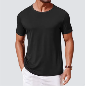 Camiseta Blanca de Manga Corta para Hombre, Cuello Redondo, 100% Algodón, Transpirable, Corte Regular, Diseño con Letras, Primavera/Verano/Otoño, Personalizable para Equipos - Product Image 3