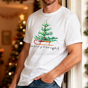 Personalized <b>Christmas</b> Print With Breathable Construction And Comfortable Everyday Fit <b>Men</b> <b>Christmas</b> <b>T</b>-<b>Shirt</b> - Product Image 4