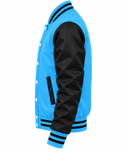 Chaquetas Varsity de Seda Satinada de Alta Calidad para Hombre, Nuevo Diseño Personalizado, Chaqueta Varsity Moderna para Exteriores - Product Image 3
