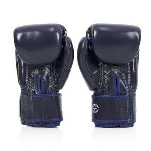 Guantes de Competición Fairtex Personalizados de Alta Calidad, Color Azul, Correa de Cuero Vacuno Original, Fabricante OEM, Muay Thai - Product Image 2