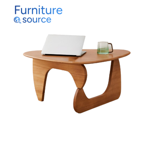 Table basse élégante en bois-Table basse marron en bois massif avec rangement Style de luxe pour appartements Fourniture d'usine OEM Vietnam - Product Image 2