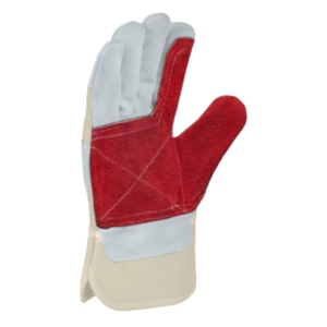 Gants de sécurité professionnels en cuir de vachette pleine fleur de haute qualité, confortables, avec paume renforcée pour travaux industriels - Product Image 6