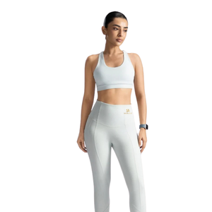 Conjunto Deportivo Personalizado para Mujer, Top Corto de Manga Larga, Leggings de Cintura Alta, Ropa Deportiva para Yoga, Gimnasio, Ejercicio, Venta al Por Mayor - Product Image 1