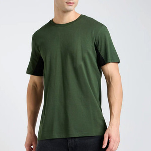 Camiseta de Verano para Hombre, Ligera, Transpirable, de Poliéster/Algodón, Cuello Redondo, Estilo Casual, Ecológica, para Viajes al Aire Libre - Product Image 1