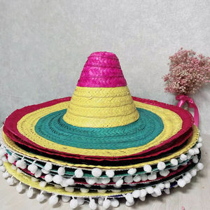 หมวกสานปักโลโก้ด้วยมือสำหรับร้านอาหาร แขวนบนผนังหรือมอบให้แขกเพื่อสร้างบรรยากาศรื่นเริงในการรับประทานอาหาร - Product Image 1