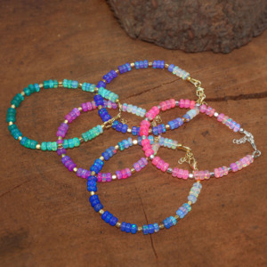 wholesale ombre <b>bead</b> <b>bracelet</b> supplier OEM <b>bracelet</b> manufacturer ODM jewelry supplier bulk dainty <b>bracelets</b> fact - Product Image 3
