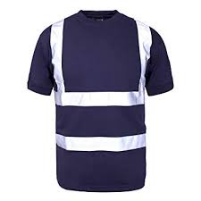 T-shirts de sécurité haute visibilité jaunes pour hommes - Classe 2 ANSI et Classe 1 EN ISO, LED clignotante, imperméables, réfléchissants, logo personnalisé - Product Image 3