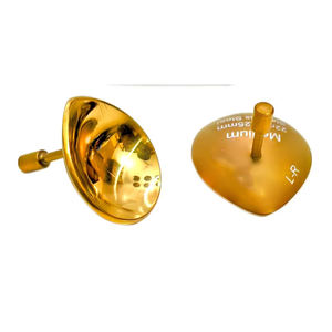 Protector Ocular de Acero Inoxidable Quirúrgico con Mango, Protección Ocular para Láser - Product Image 3