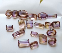 Amétrine Cabochon à facettes de couleur biologique naturelle, pierre précieuse en vrac de haute qualité pour la fabrication de bijoux, prix de gros par carat