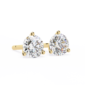 Pendientes de Diamantes Cultivados en Laboratorio con Certificación IGI, Chapados en Oro de 18K, Nova Shine & EcoLuxe, con PureSpark, para Regalo de Boda o Compromiso - Product Image 2