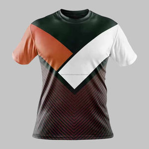 Sublimation de haute qualité oem imprimé unisexe 230 grammes hommes t-shirt tissu Logo personnalisé imprimé Ment t-shirts - Product Image 3