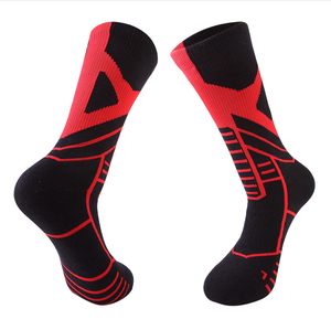 Custom Logo Men's Spandex/Polyester <b>Knee</b> <b>High</b> Socks with Cotton Liner Breathable & Eco-Friendly Adult Sports Athletic Hosiery - Product Image 6