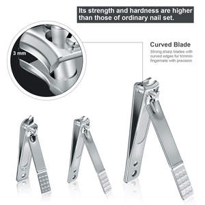 Juego de Cortaúñas Profesional de Acero Inoxidable de Alta Calidad y Durabilidad, Pinza para Cutículas, Gancho para Uñas, Pinzas para Manicura - Product Image 3