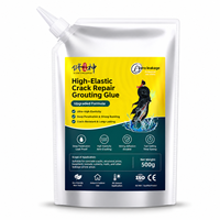 Adhésif polyuréthane imperméable pour remplissage de fissures, réparation de fuites, scellant pour joints de sol en ciment et béton, hautement élastique