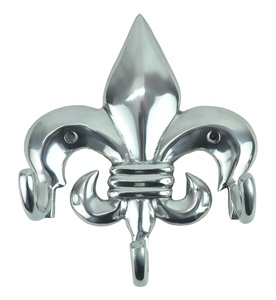 Mirror Polish Coat <b>Hook</b> Towel Cloths <b>Key</b> Holder <b>Wall</b> & Door Mounted Decorative <b>Hooks</b> Floral Style Decoration For Home - Product Image 2